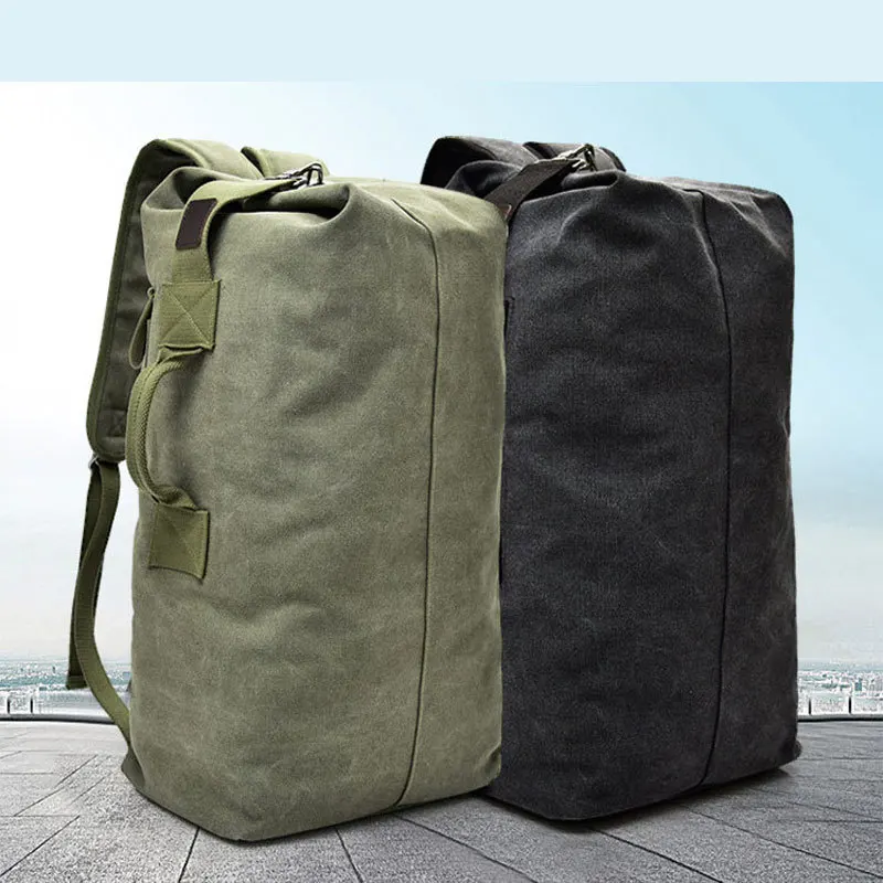 

Large Capacity Travel Climbing Bag Tactical Military Backpack Women Army Bags Canvas Bucket Bag Shoulder Sports Bag Male
