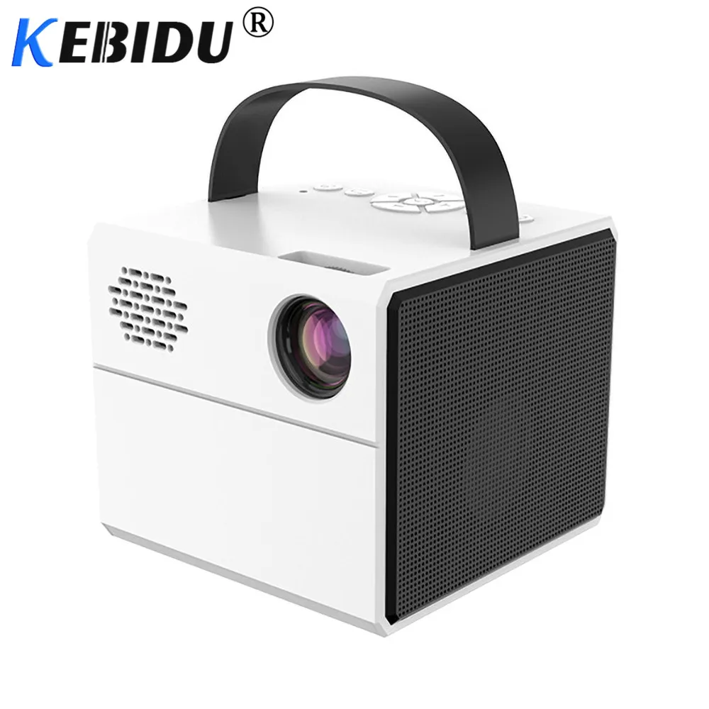 Kebidu J10 мини проектор PK Q2 детей Портативный совместимому с HDMI образование