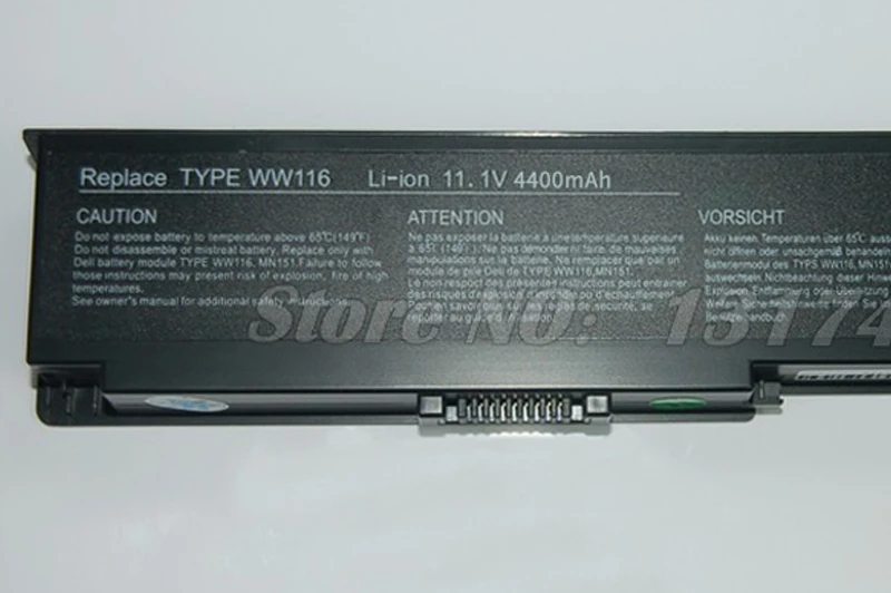 Батарея для ноутбука JIGU WW116 312-0543 FT080 FT092 312-0584 KX117 NR433 451-10516 Dell Inspiron 1420 Vostro 1400 |