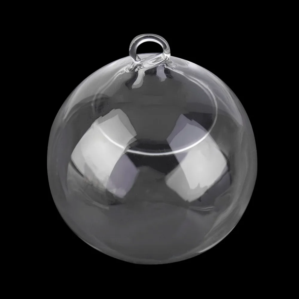 Диаметр 8 см подвесная стеклянная ваза цветы растение настольная подставка для