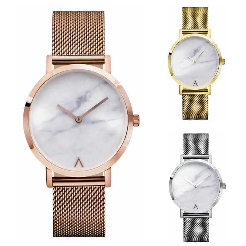 

LOLIA Brand Creative Women Watches Marble Quartz Watch Casual Ladies Watch Stainless Steel Watch Female Clock Relogio Feminino