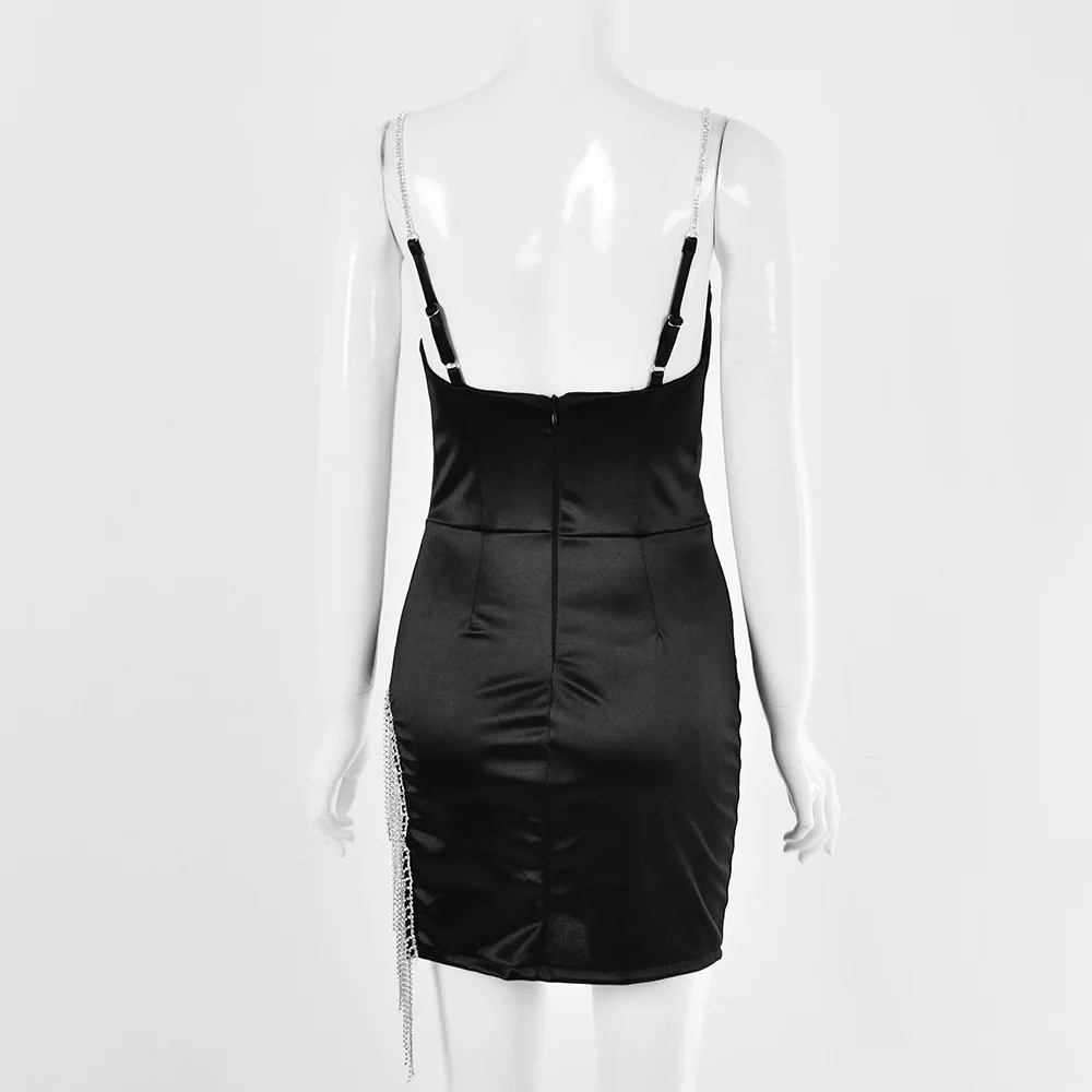 

sexyNew casual slim suspenders dress straps naked back
