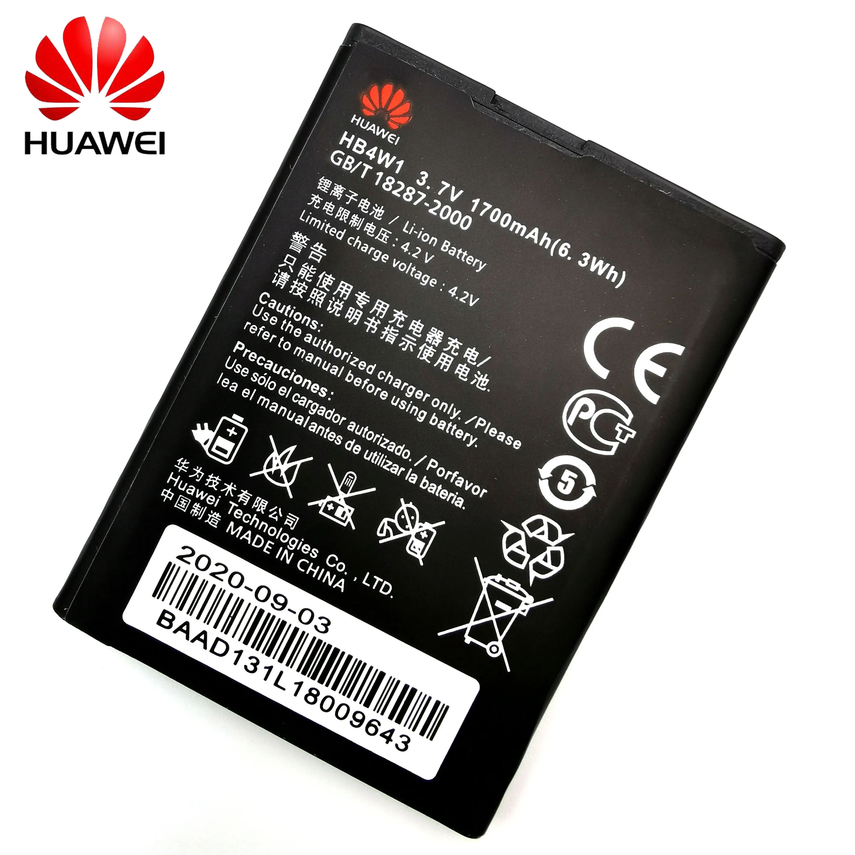 Оригинальный аккумулятор для Huawei Y3 II A199 G700 Ascend G510 G520 G525 Y210 Y530 C8813 C8813Q C8813D T8951 HB4W1 1700