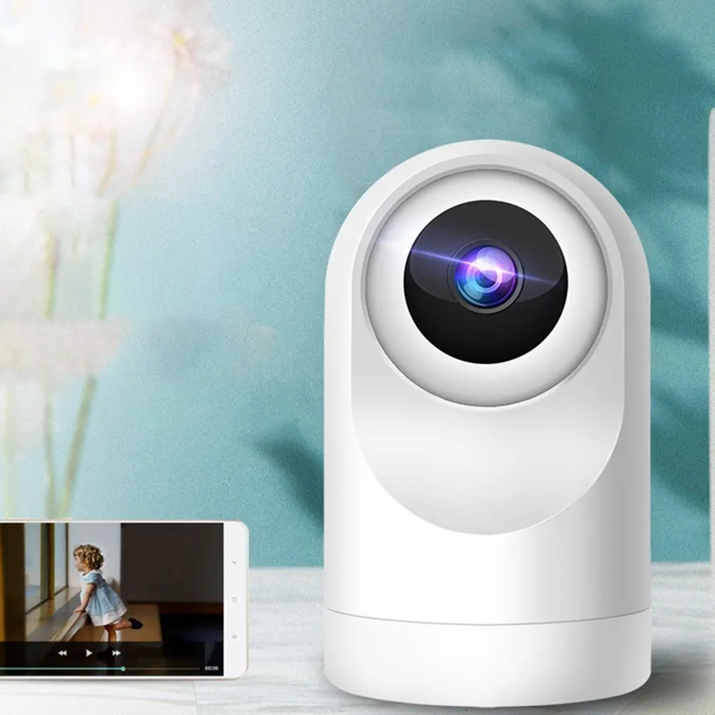 

Smart 1080P HD WiFi IP Camera with Pan-Tilt Zoom Two Way Audio Baby Care Home Network Surveillance Camera