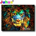 Алмазная живопись с Африканской головой льва, вышивка крестиком, полная мозаика, 100% квадратных страз, животное,