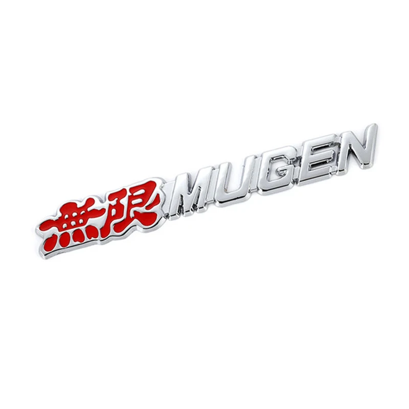 

3D Metal Badge Emblem Decals Labeling For Mugen Car Sticker Accord Spirior Civic City Fit Crv Odyssey Crosstour Jade Car Styling