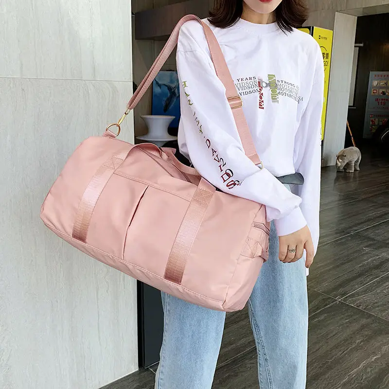 

Women WaterProof Crossbody Bag Large Capacity Women Folding Hand Luggage Multifunctional Travel Duffle Bags