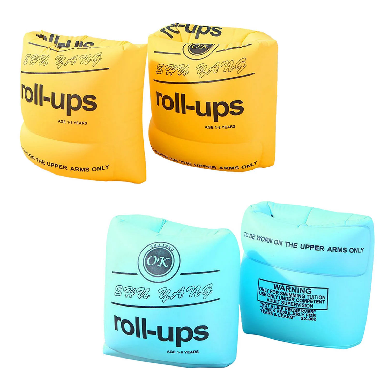 1 пара Детские Плавание нарукавные повязки мультфильм надувной ming бассейн