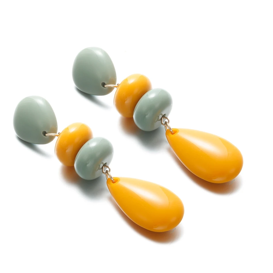 Женские массивные длинные висячие модные серьги Match Right для женщин корейские