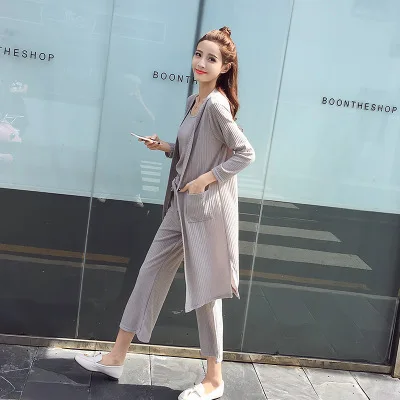 Pregnant Women's Maternity Set (Top+Dress) New Autumn And Winter Woolen Vest Dress Bottoming Shirt Two-piece Maternity Dress New enlarge