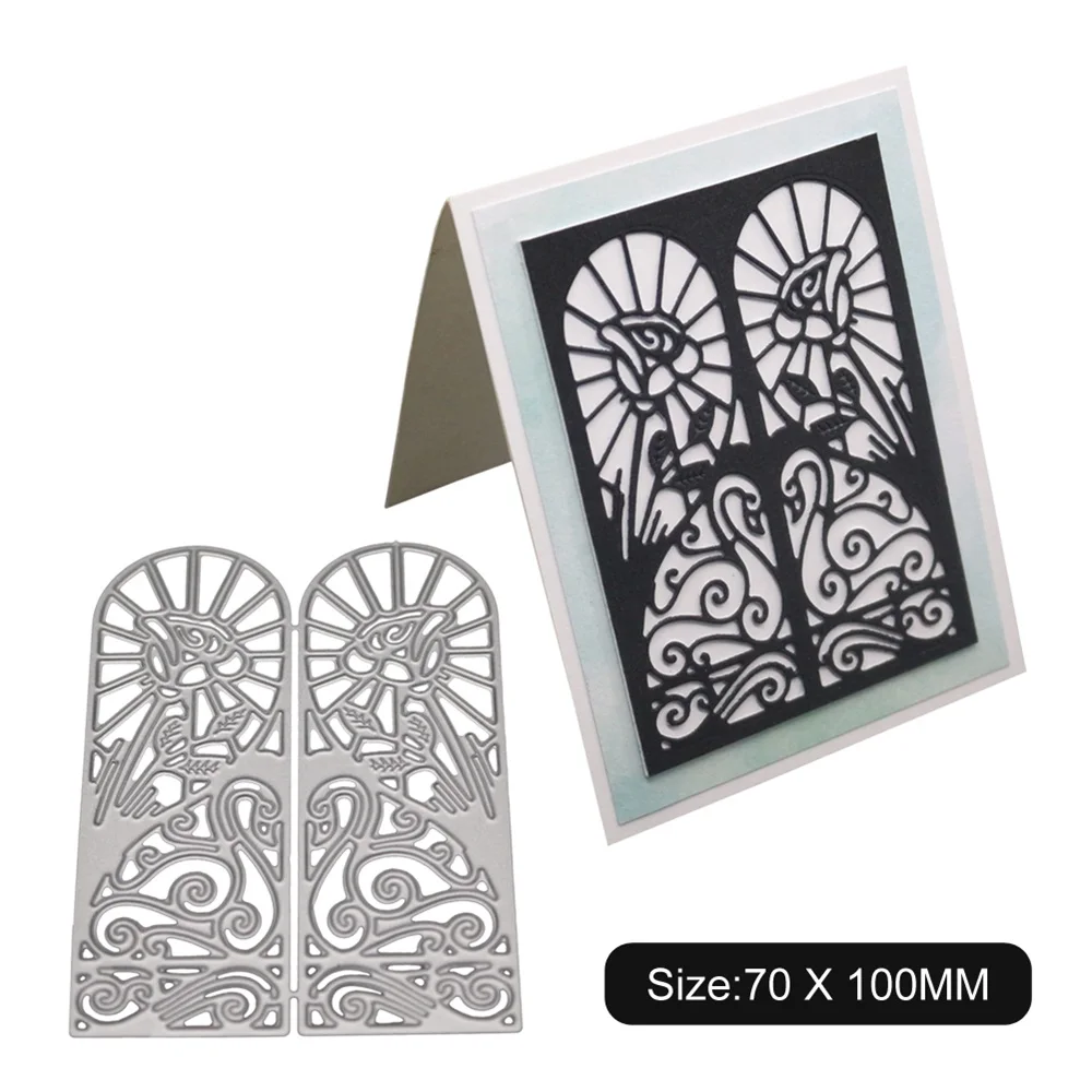 Роза дверь резки штампы фоновая рамка металл ремесло высечки для бумага