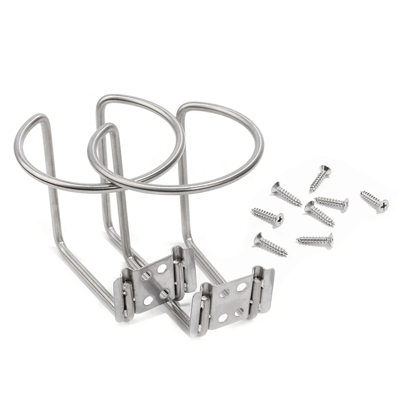 2 шт Петля из нержавеющей стали кольцо чашка держатель для напитков