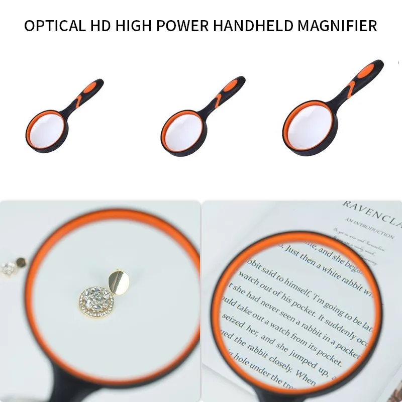 Увеличительное стекло 50/65/75/100 мм портативная ручная лупа для ювелирных изделий