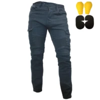 four seasons free shipping motorcycle riding jeans protective pants 06 gray male protective gear