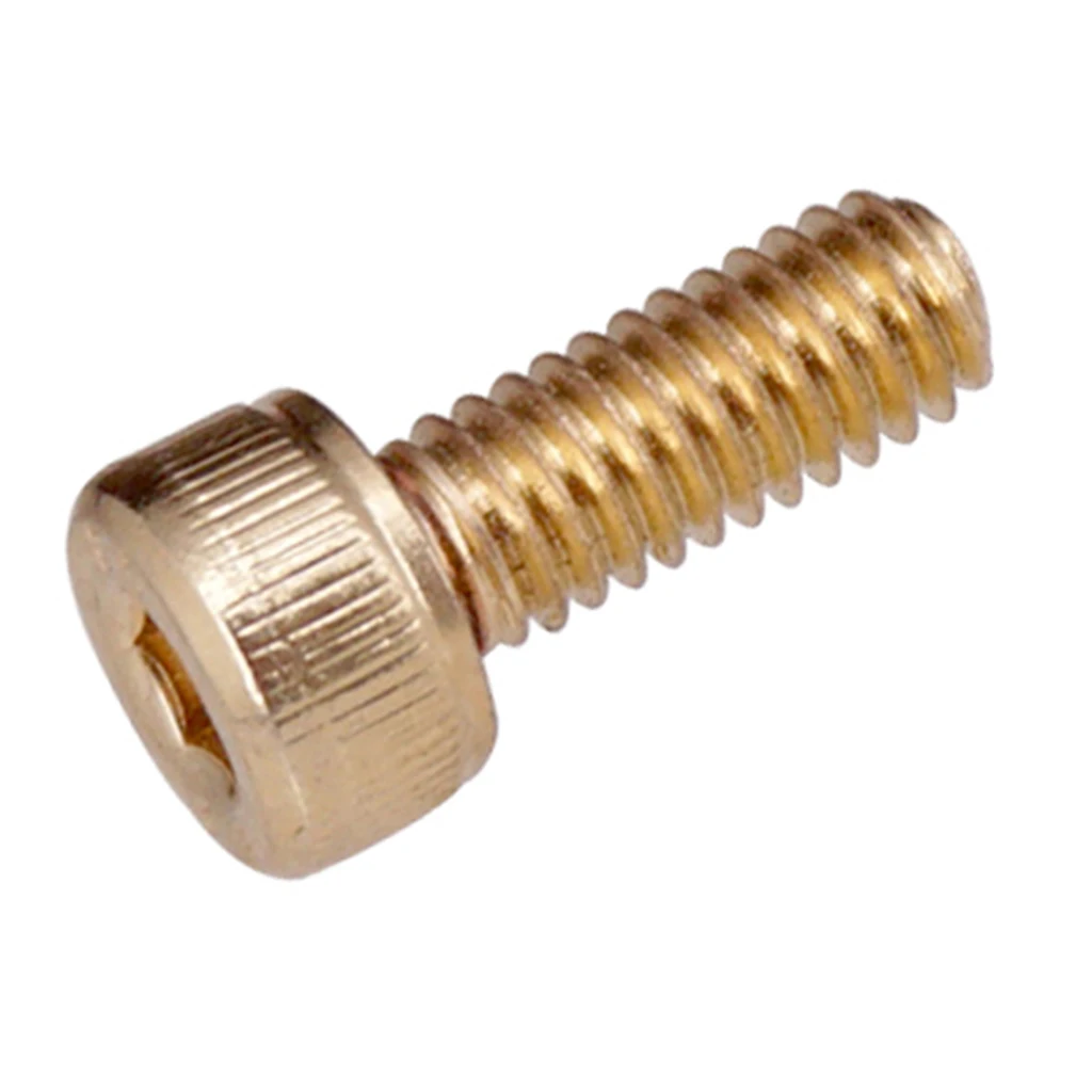 6 шт. электрогитара Блокировка струна гайка зажим шестигранные винты M4 | Спорт и