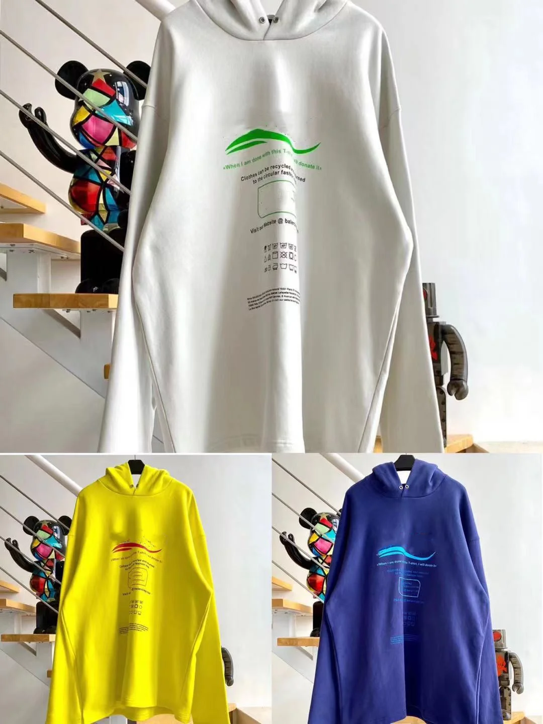 

Толстовка мужская оверсайз в стиле хип-хоп, 2022