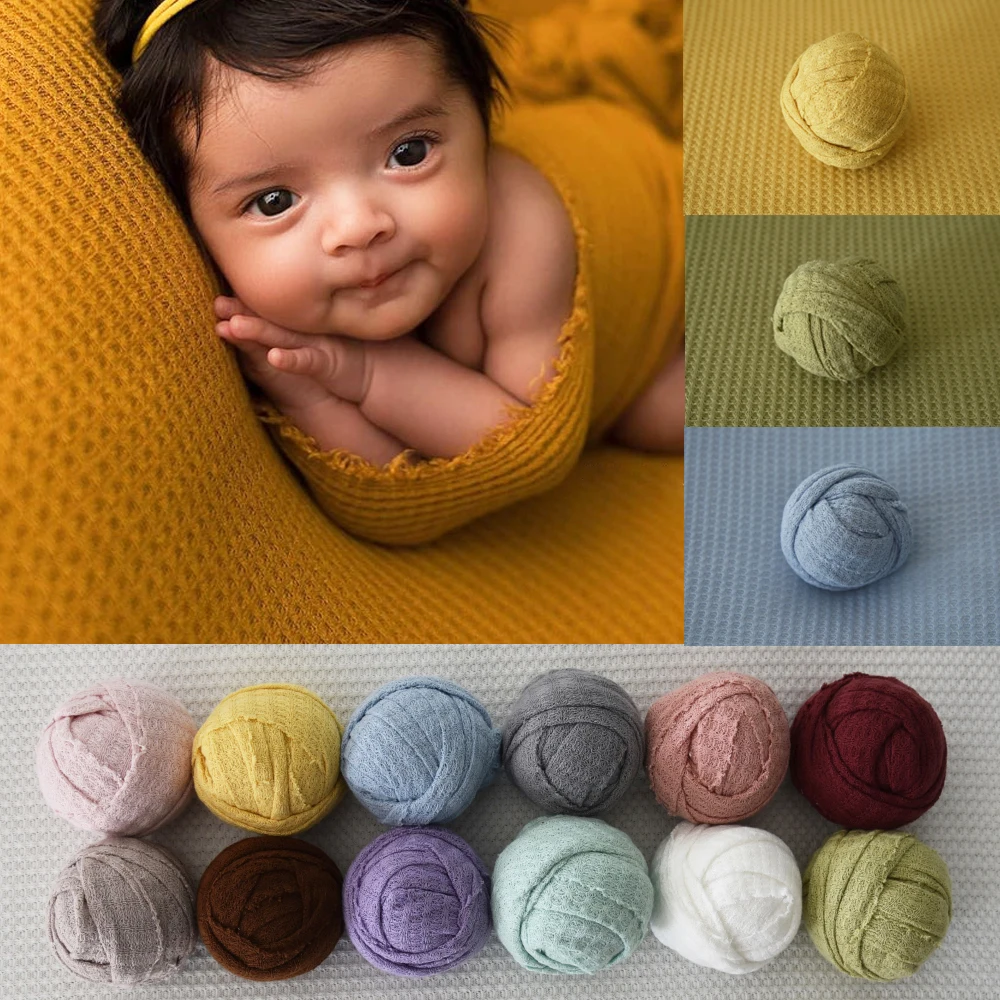 Вафельные обертывающиеся фоны одеяло для новорожденных Фотография реквизит