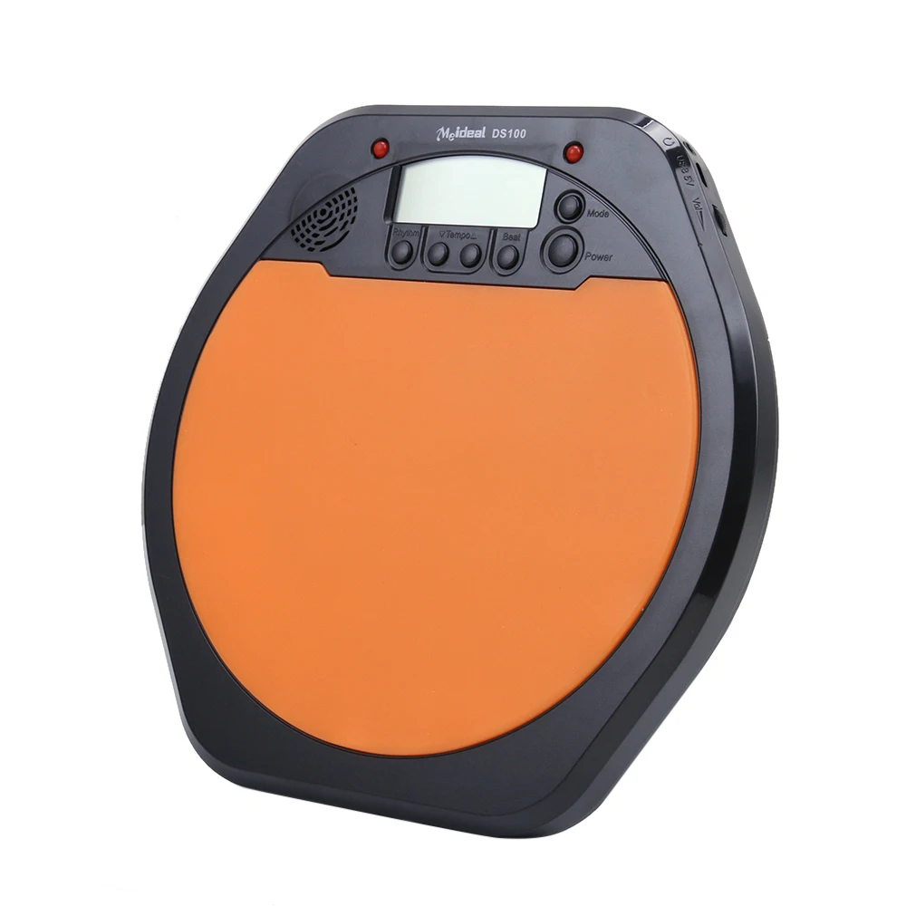 Портативный тренажер барабанщик с наушниками и батареями для музыкальных