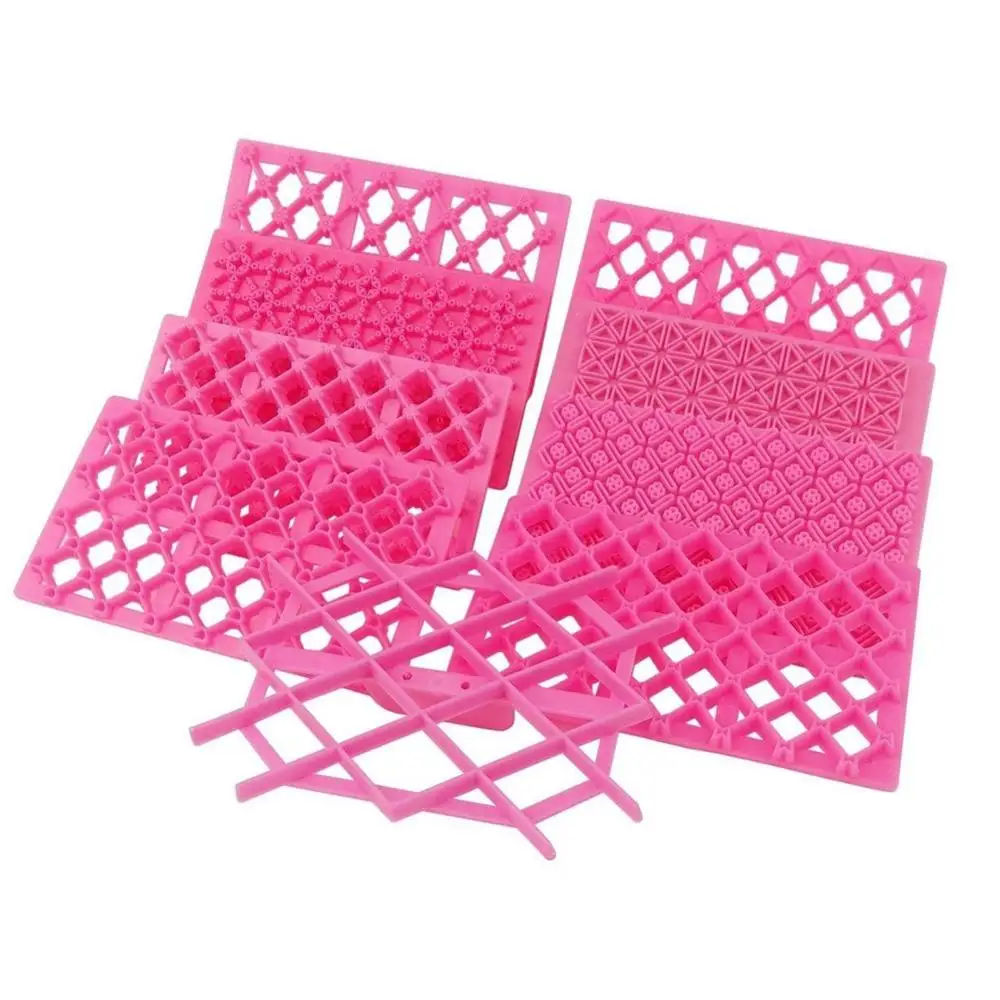 9 штук упак. Торт Помадка тиснение Плесень Кружева цветок печенья резак набор