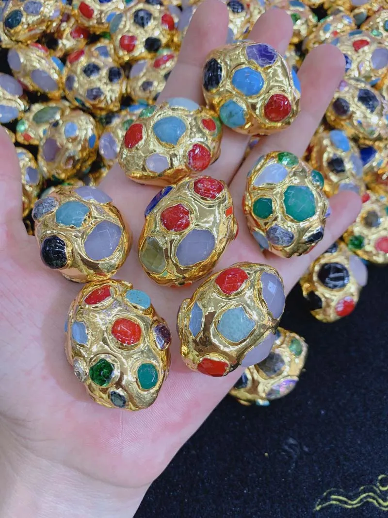 Бусины для ювелирных изделий бусины из натурального камня овальной формы 24 к 10