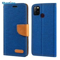 Oxford Leather Wallet Case For Infinix Hot Lite X657 With Soft TPU Back Cover Magnet Flip Case For Infinix Hot Lite X657