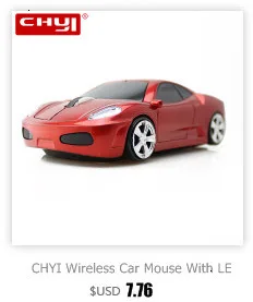 CHYI Cool 2,4 Ghz Автомобильная беспроводная мышь USB 1600 dpi оптическая мини 3D мышь компьютерная мышь для детей ноутбук ПК