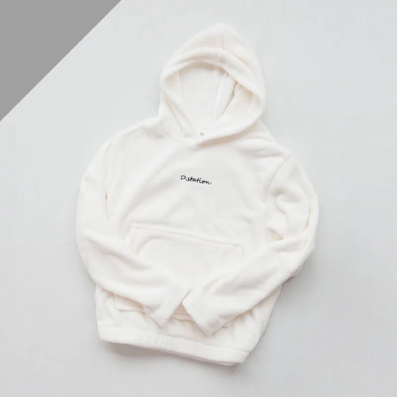 Женские зимние топы для сна Sanderala Теплый Мягкий Топ с круглым вырезом домашняя