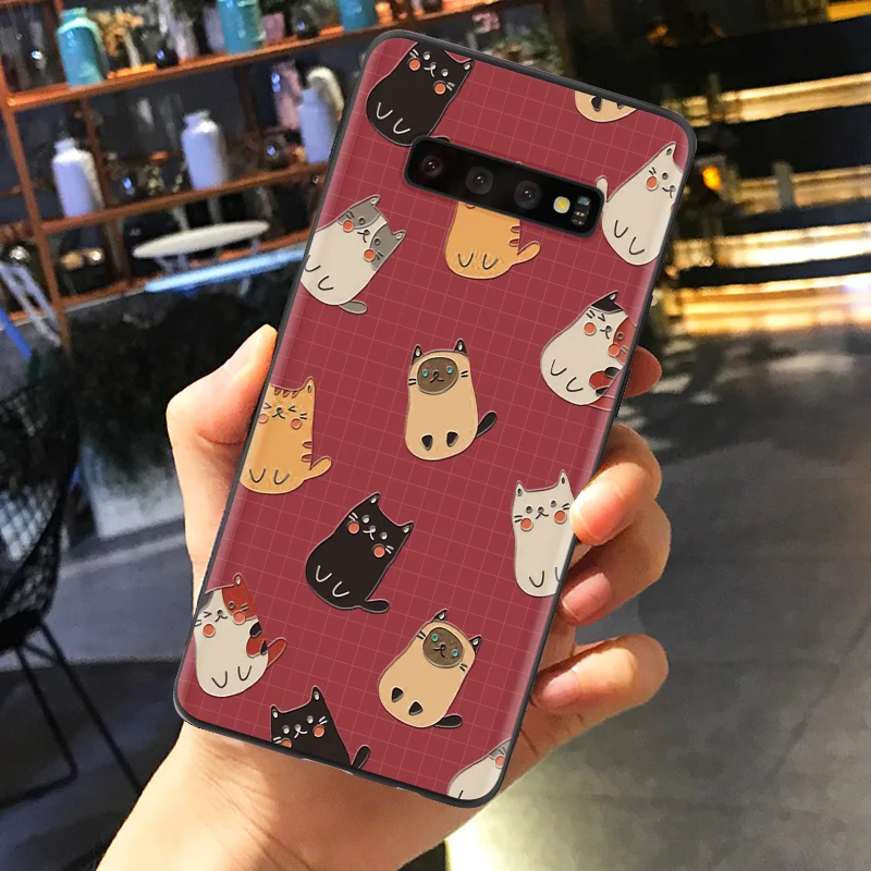 2huanmao 3D мультфильм чехол с тиснением для samsung Galaxy A70 A30 A40 A50 A60 A9 A7 A6 J5 J7 J4 J6 S6 S7 край S8 S9 S10 плюс S10e примечание 9 8 - Цвет: 2huanmao