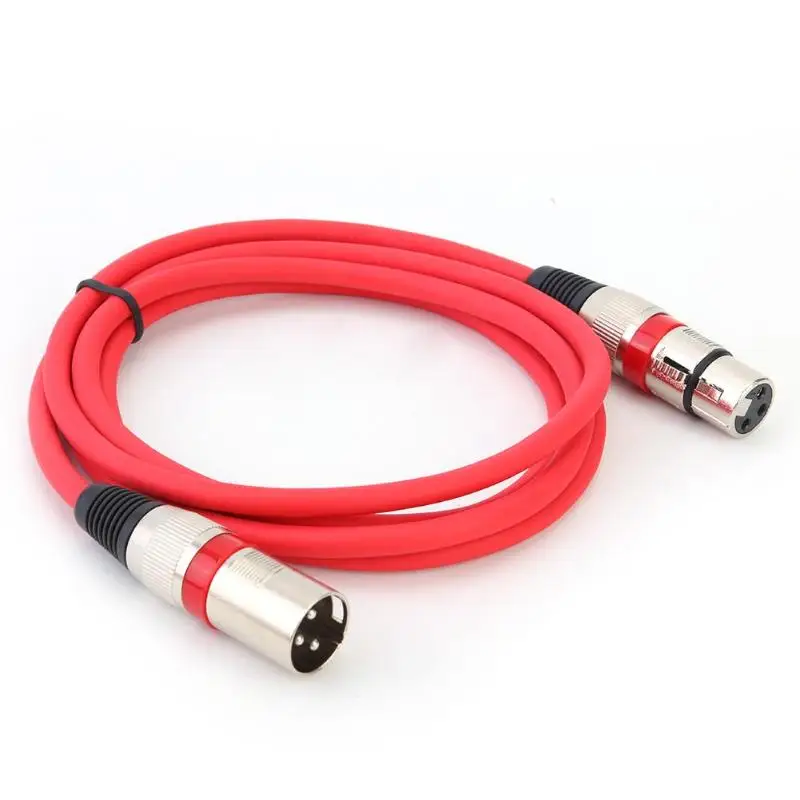 Аудиокабель HiFi из цинкового сплава 3Pin XLR папа в мама сбалансированная вилка