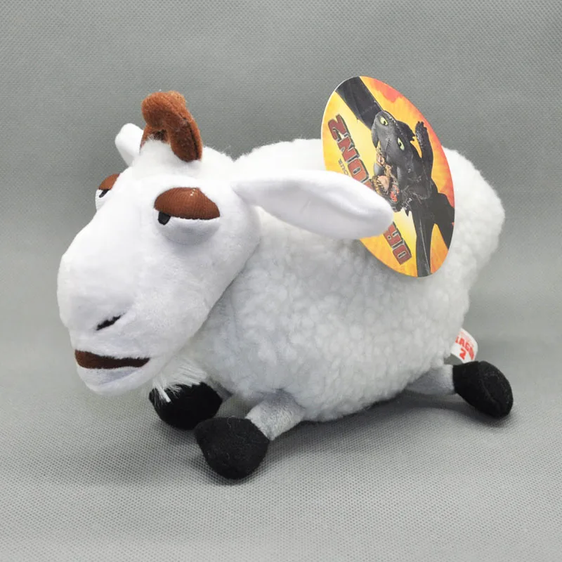 20CM White sheep Светильник Fury/Ночная фурия Беззубик девушка белый дракон 13-25 см мягкие куклы животных плюшевые куклы фигурка TYQQ - Цвет: 20CM White sheep