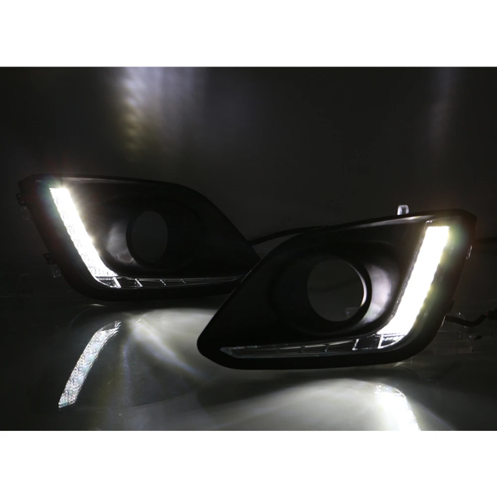 CSCSNL 2 шт. дневные ходовые огни светильник DRL для Suzuki Swift 2014 2015 2016 туман крышка 12v