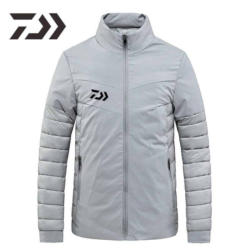 

Daiwa Fishing Jackets Windproof Warm Light Weight Fishing Coat Mandarin Collar Waterproof Fishing Wear Durable Fishing Clothes