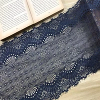 2mlotelastic chantilly lace trim handmade sewing crafts 22cm stretch eyelash lace fabrics diy clothing accessories