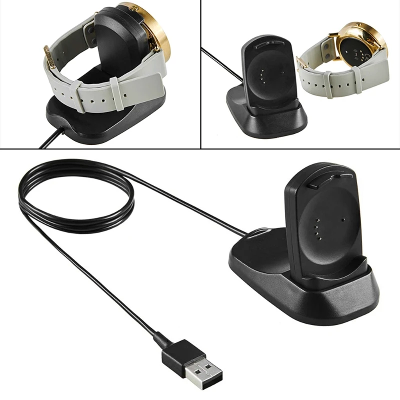 

2in1 USB Charger Dock Stand For Misfit Vapor Smartwatch Portable Charger Charging Station Holder Mobile Phone Mini Stand Holder
