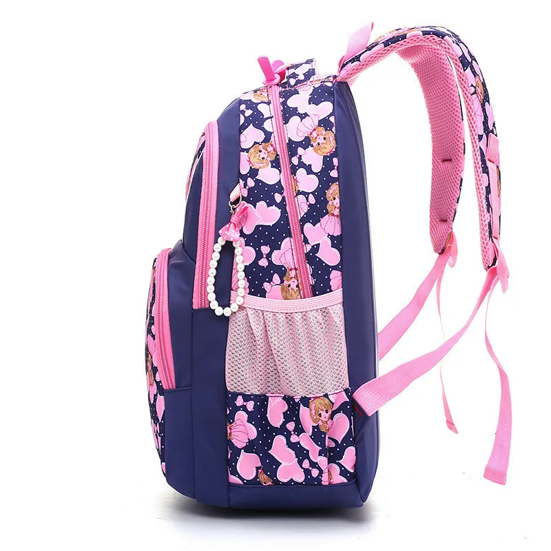 Bag Children School Backpacks For Girl princess School Lovely Nylon Waterproof Kids Satchel Schoolbag Printing backpack