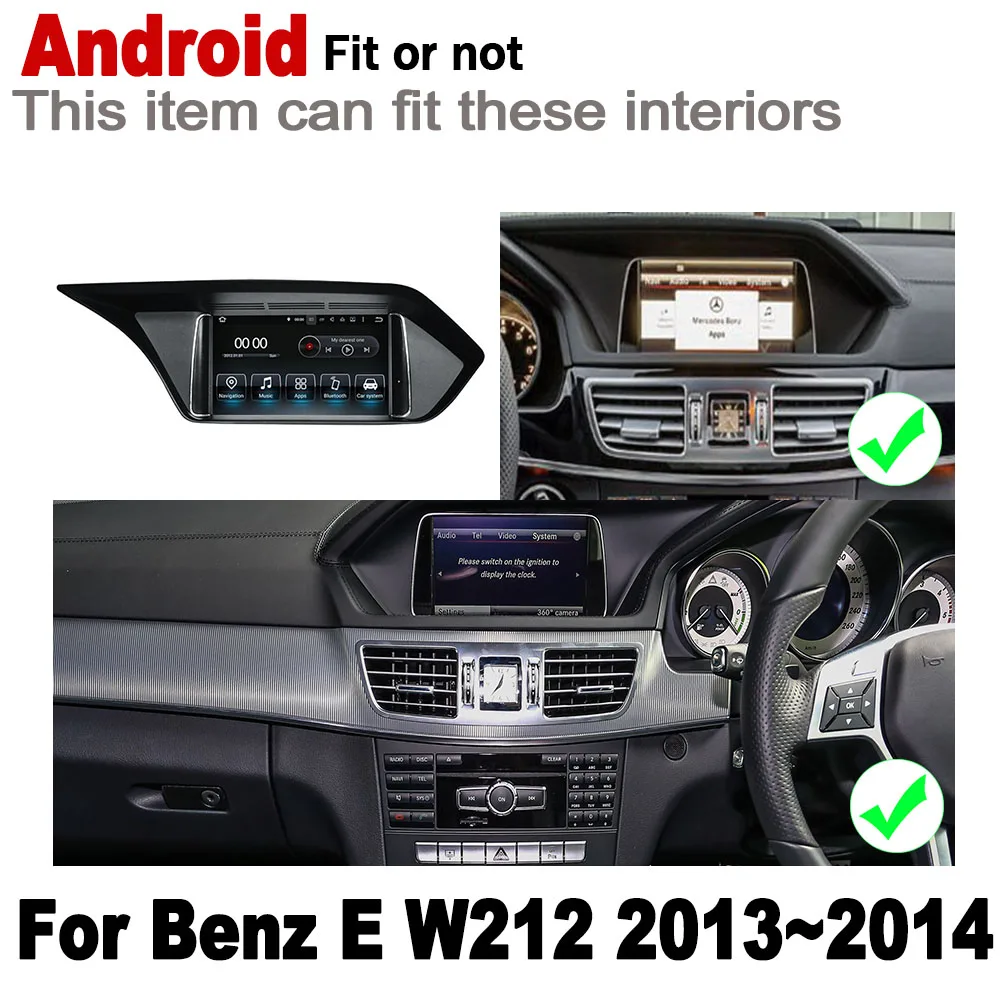 IPS Android 7 0 автомобильный мультимедийный плеер gps навигация для Mecerdes Benz E W212 2013 ~ 2014 NTG