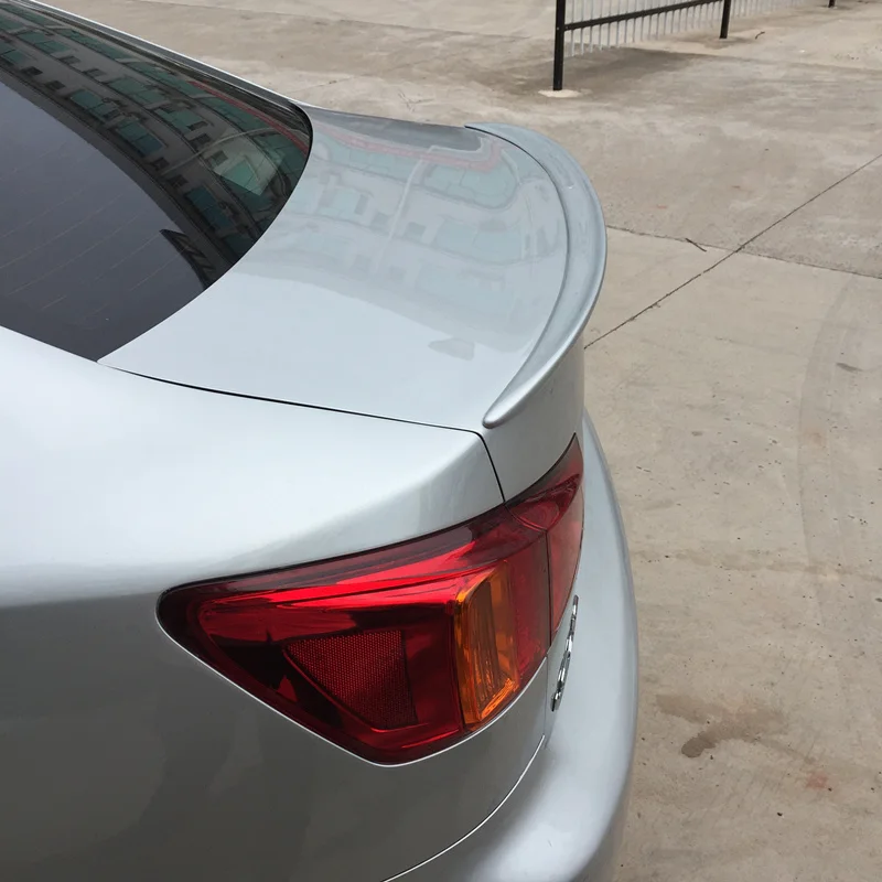 Для Lexus IS250 IS300 IS350 спойлер 2007 2013 ABS Материал заднее крыло автомобиля праймер цвет