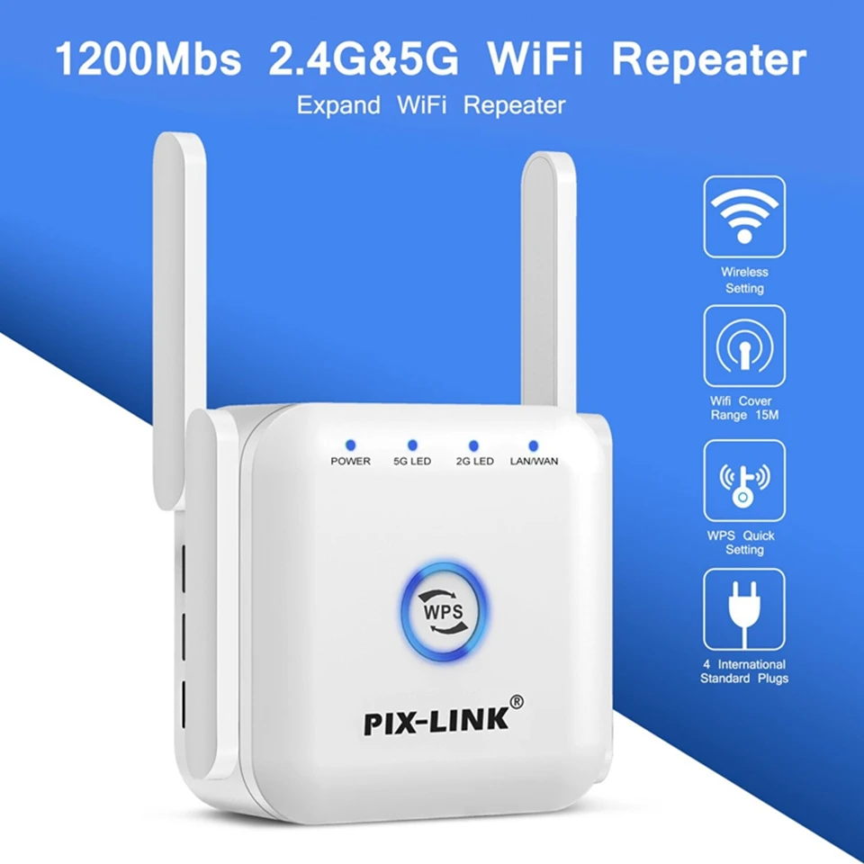 Wi-Fi ретранслятор 5G G 2 4 усилитель сигнала 5 ГГц антенны для умного дома | Компьютеры