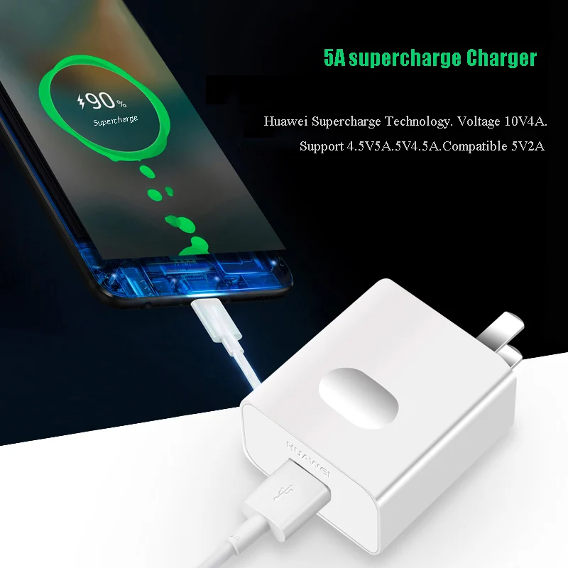 Зарядное устройство Huawei P30 Pro 40 Вт 10 в 4 а кабель USB type-c | Мобильные телефоны и
