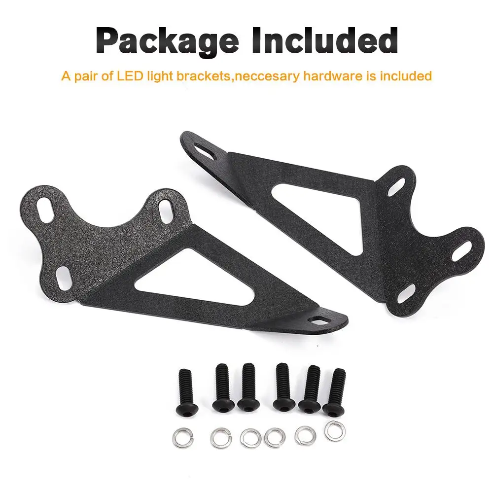 1 пара 22 дюймов светодиодный светильник бар капюшон монтажные кронштейны бары