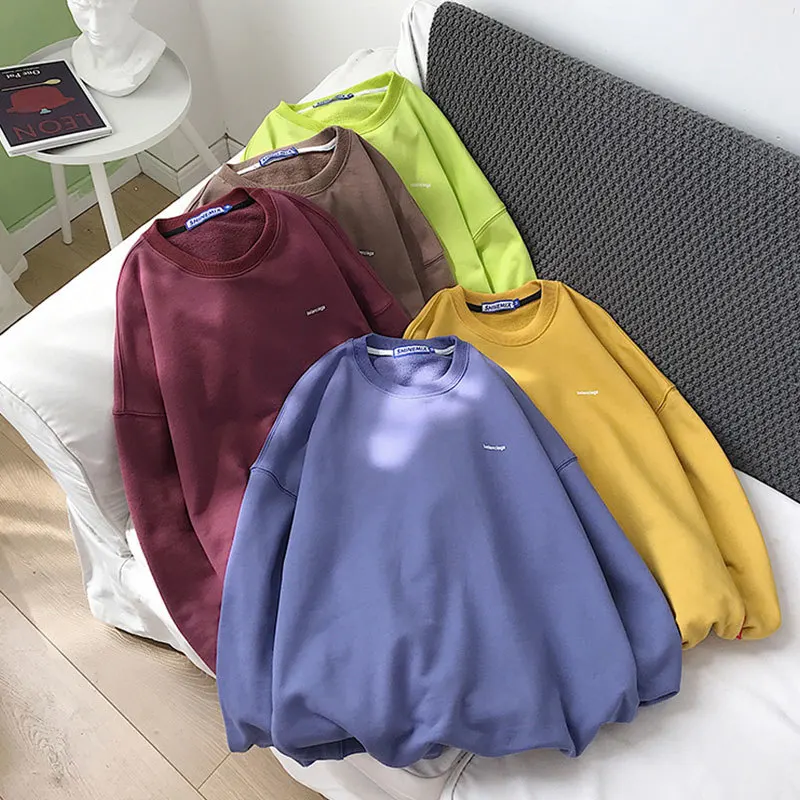 Liketkit Для мужчин толстовки и свитеры из хлопка 100% 2020 Новинка в Корейском стиле
