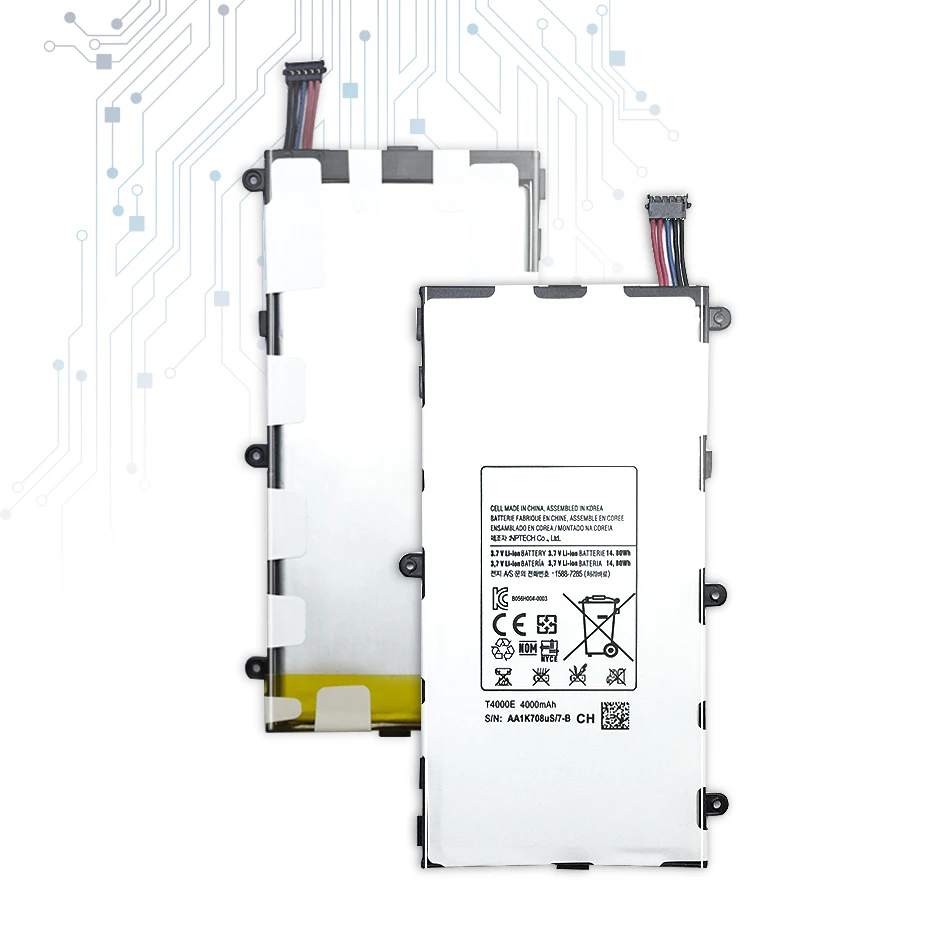 Ykaiserin 4000 мА/ч, T4000E Батарея для samsung Galaxy Tab Tablet 3 7,0 T211 T210 T215 T210R T217A SM-T210R T2105 P3210 P3200