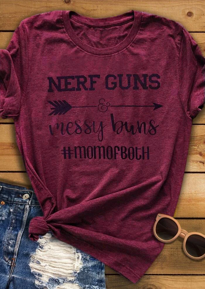 Футболка Nerf Guns Messy Buns Arrow футболка женская забавная модная одежда топы Летние