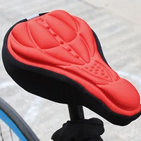 sela da bicicleta 3d macio capa de assento confortavel espuma almofada do assento ciclismo sela para acessorios da bicicleta