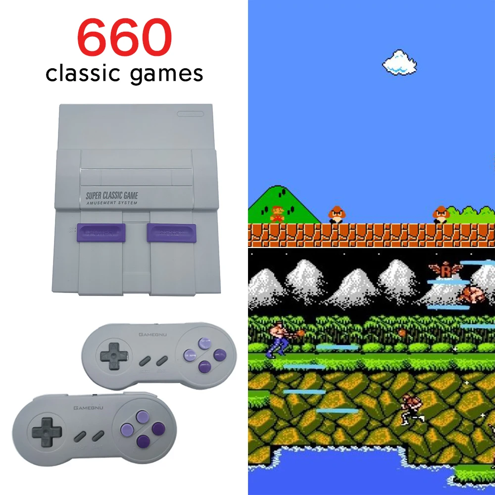 

Data Frog USB Handheld TV Video Game Console Classic Games NES Sfc660 Game Host 16-Bit Mini TV Game Console 16 Bit Retro Classic