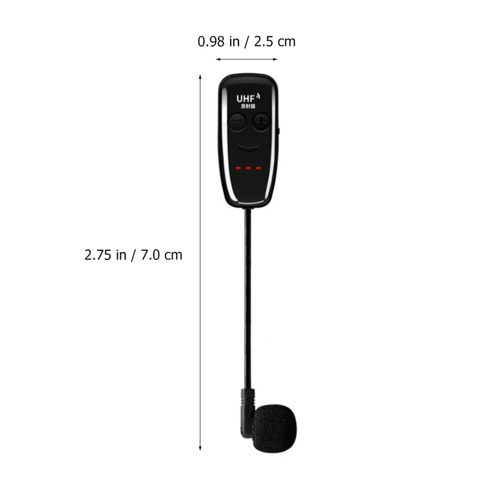 

1 Set Wireless Instrument Microphone System Receiver Transmitter for Clarinets