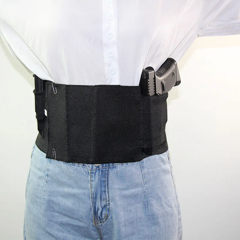 

Тактическая Скрытая кобура для пистолетов для Глок 17 19 Beretta M9 Sig p226 Универсальный Регулируемый пояс эластичный кобура