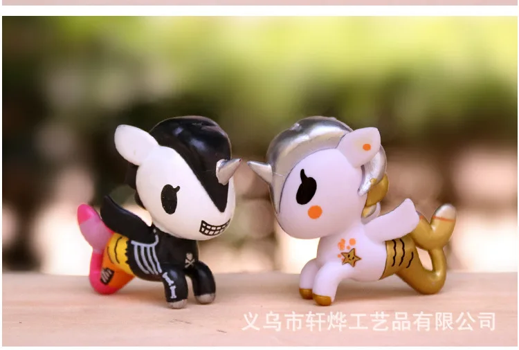 

5cm PVC Rainbow horse my cute pvc unicorn little ponis horse action toy figures dolls for girl birthday christmas gift