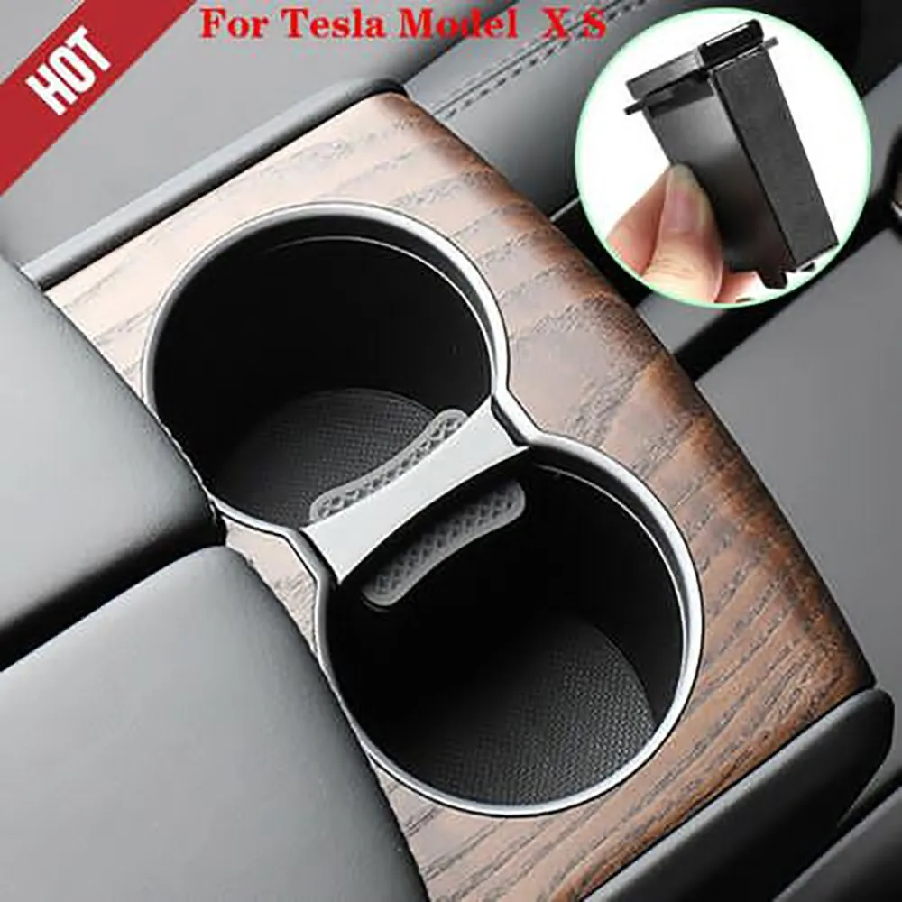 

Accessories Cup Holder Black Clip For Tesla Limit Clip Model X S Parts