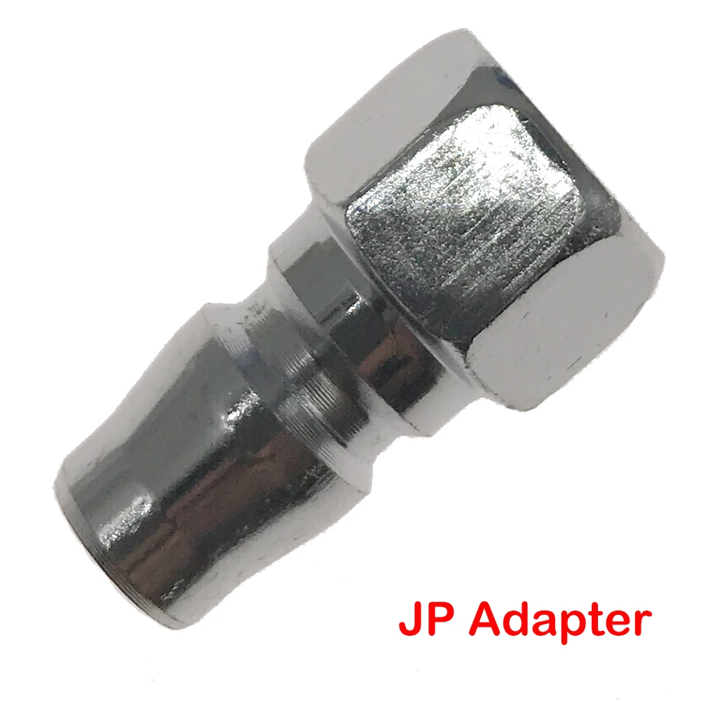 JP adapter 90psi портативная гравитационная пескоструйная пневматическое ружьё маленькая пескоструйная машина Регулируемый пневматический Пескоструйный набор - Цвет: JP adapter